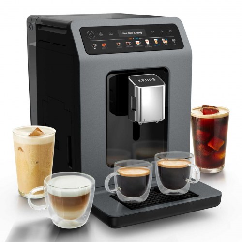 Krups Evidence Hot & Cold EA898GF0 fuldautomatisk espressomaskine 2,5 l - sort/grå