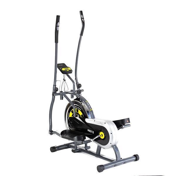 HMS H6512 crosstrainer - sort/gul, 36,9 cm skridtlængde billede