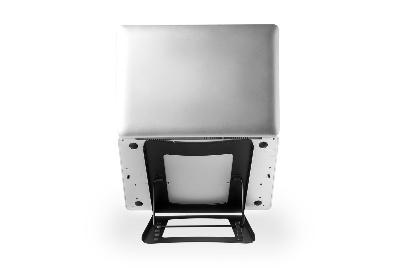 DIGITUS DA-90368 mobil laptopstand - justerbar, sort metal