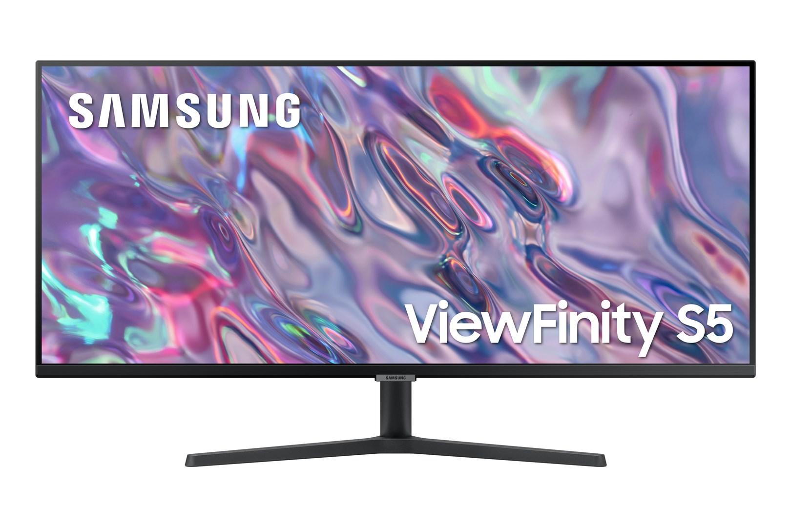 Samsung ViewFinity S5 34" UWQHD VA-skærm - 100 Hz, HDR10, sort