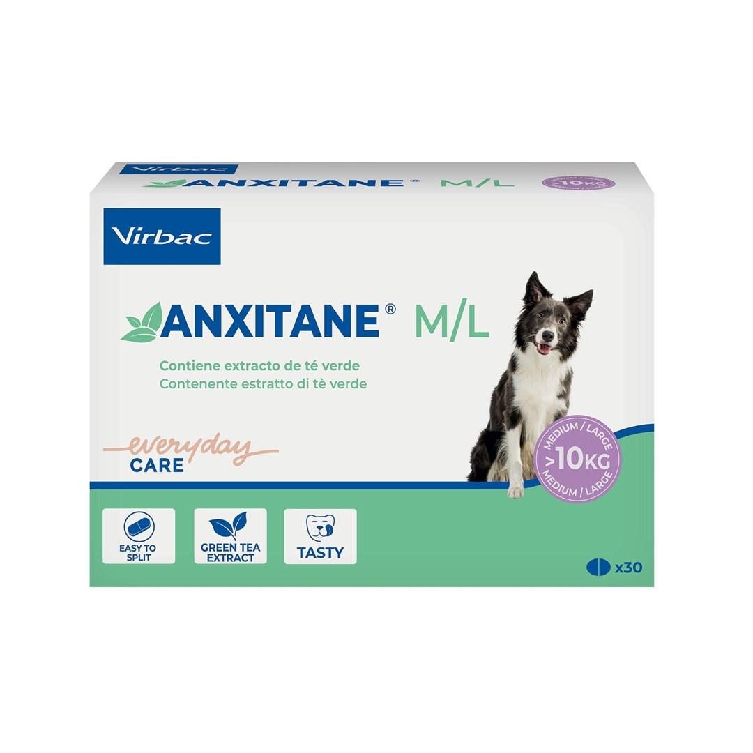 Virbac Anxitane M/L – beroligende tilskud til hunde, 30 tabletter billede