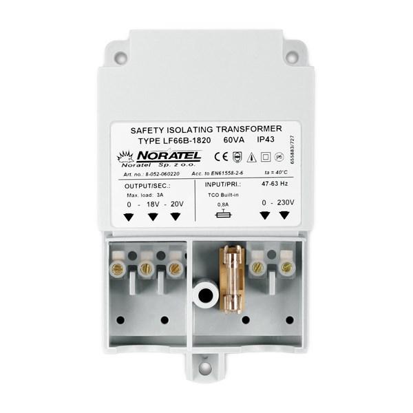 SATEL TR60 - isoleringstransformer 60 VA, IP43 billede