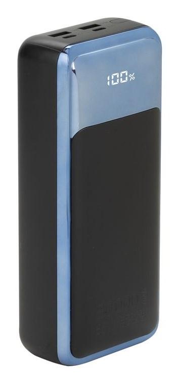 RivaCase VA1080 powerbank 30.000 mAh – sort/blå, 65 W PD billede