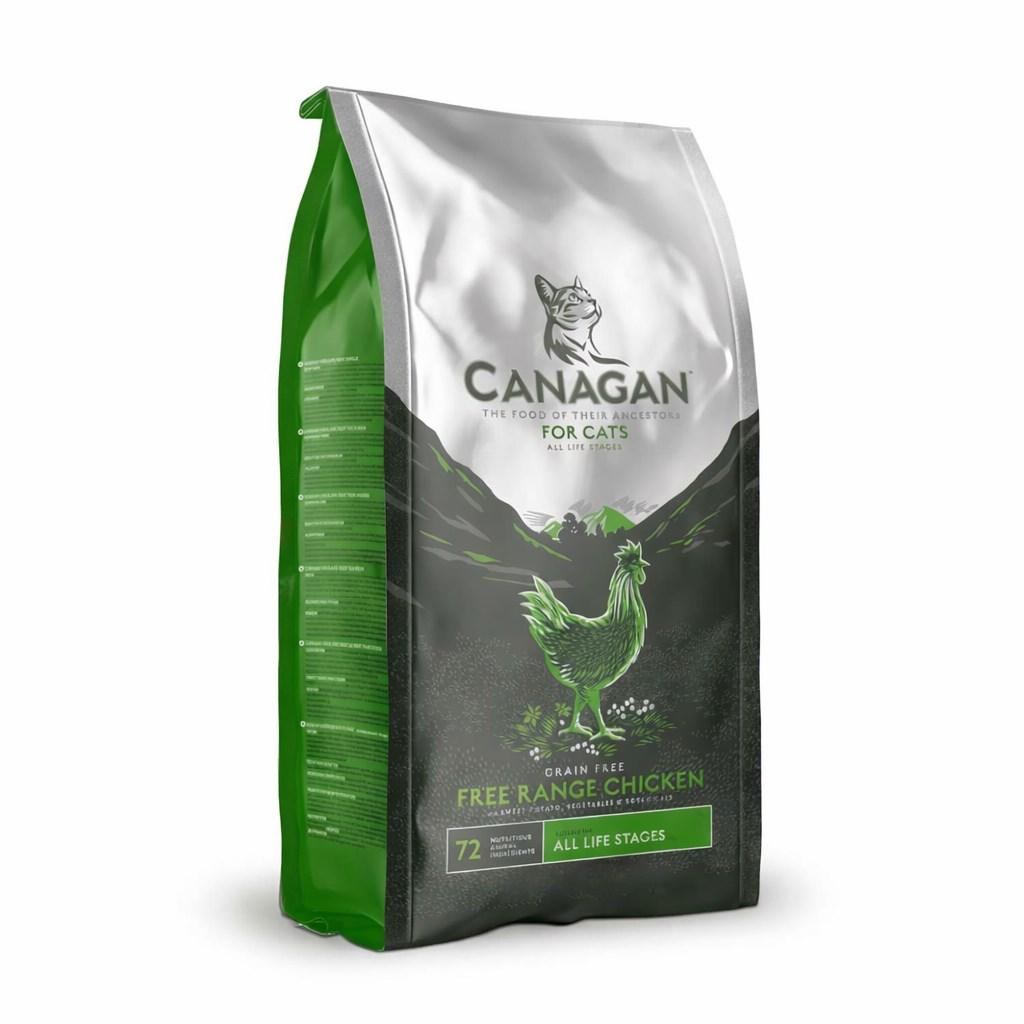 Canagan Free Range Chicken – kornfrit tørfoder til kat, 4 kg billede