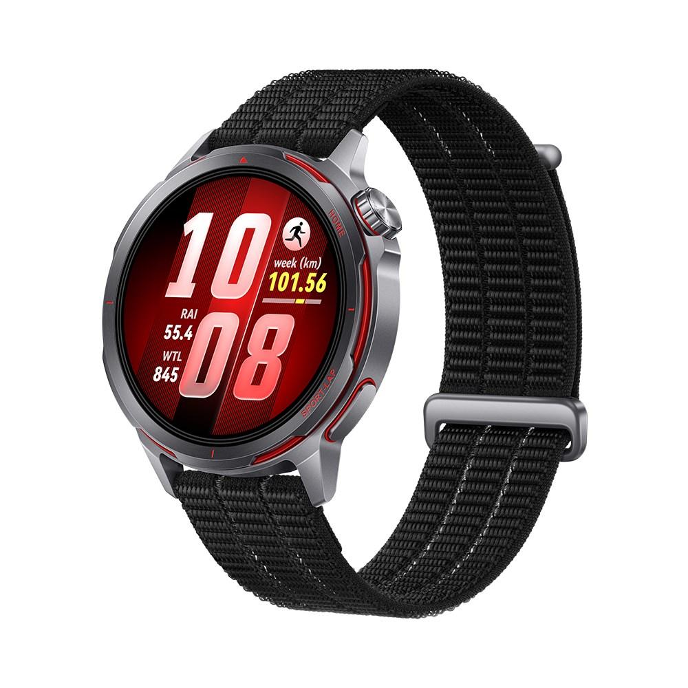 Huawei Watch GT Runner 2 - 1,32" AMOLED smartwatch med GPS, titanium urkasse, sort rem