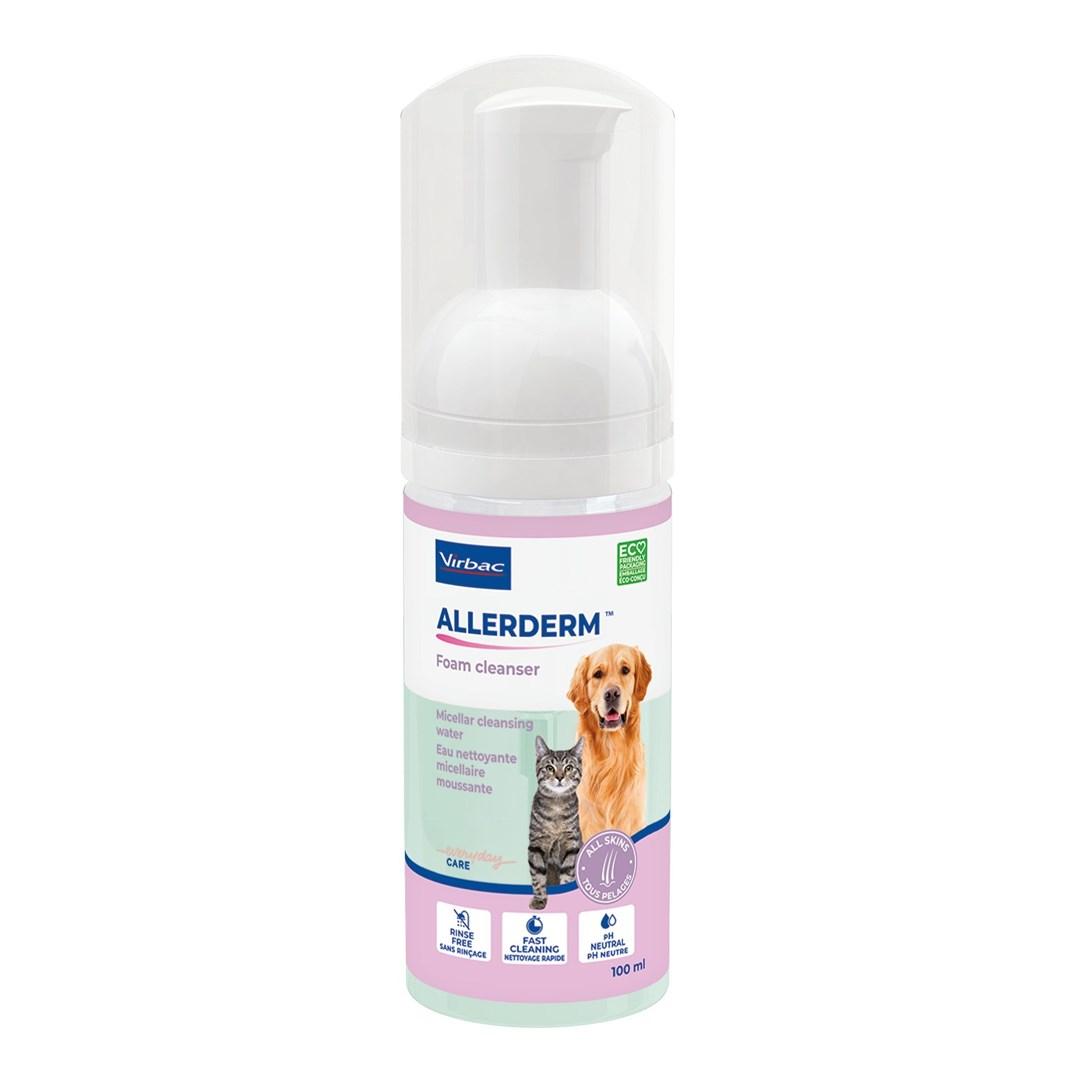 Virbac Allerderm skumshampoo til hund og kat – 100 ml billede