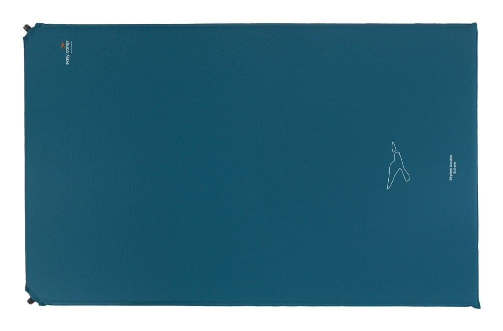 Easy Camp selvoppusteligt dobbelt liggeunderlag 193×120×5 cm - blå billede