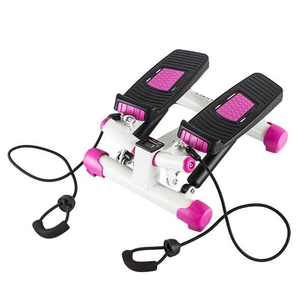 HMS S3033 stepmaskine - pink/hvid med display billede