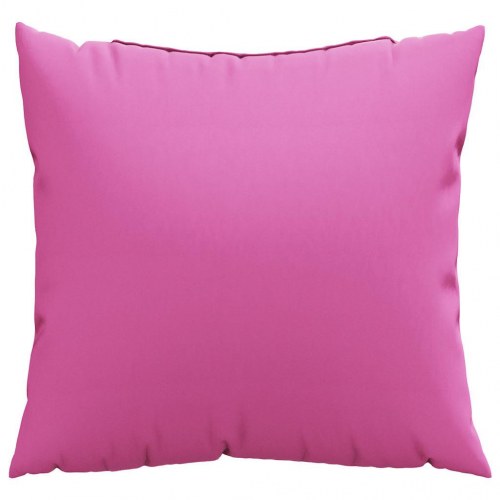 Scatter puder - ensfarvet sæt á 4, lyserød, 50 × 50 cm i polyester