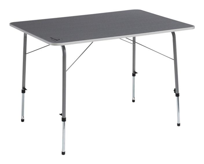 Easy Camp campingbord 80 × 60 cm - højdejusterbart, foldbart - bronze/grå