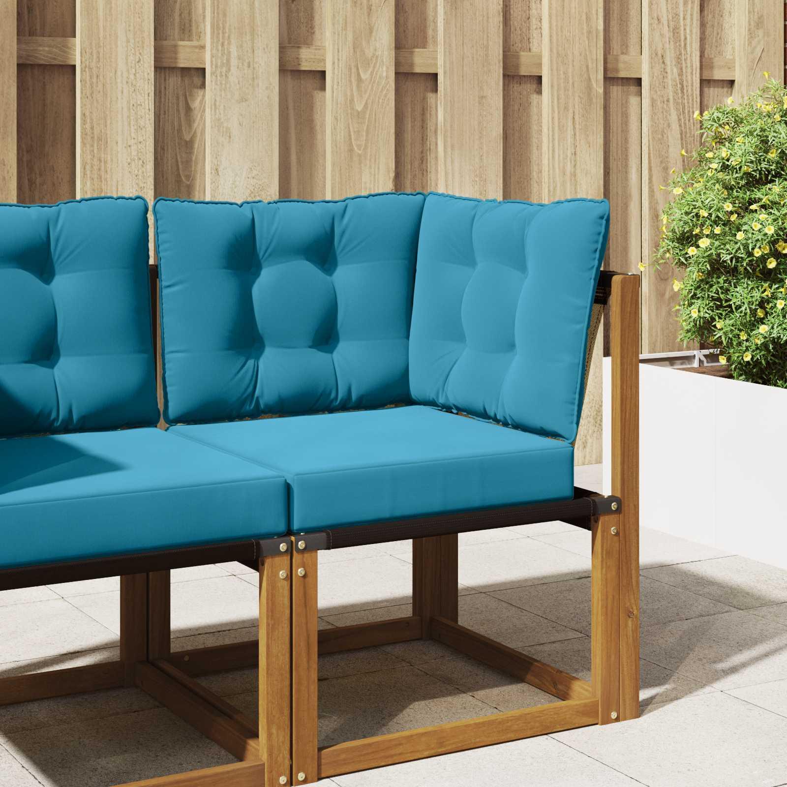 Udendørs Sofa Pude 3 stk Kongelig blå Polyester billede