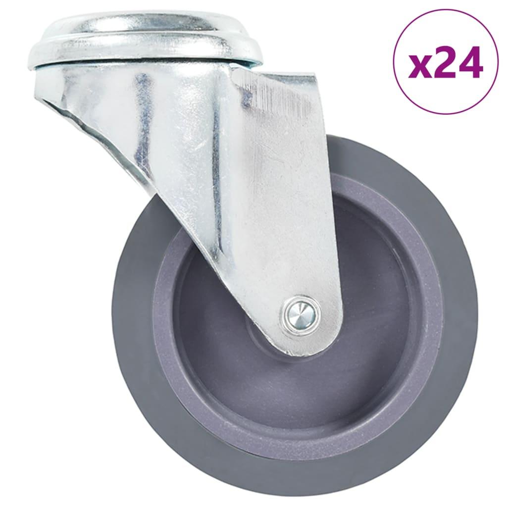 Hjul med bolthul 24 stk. 75 mm billede