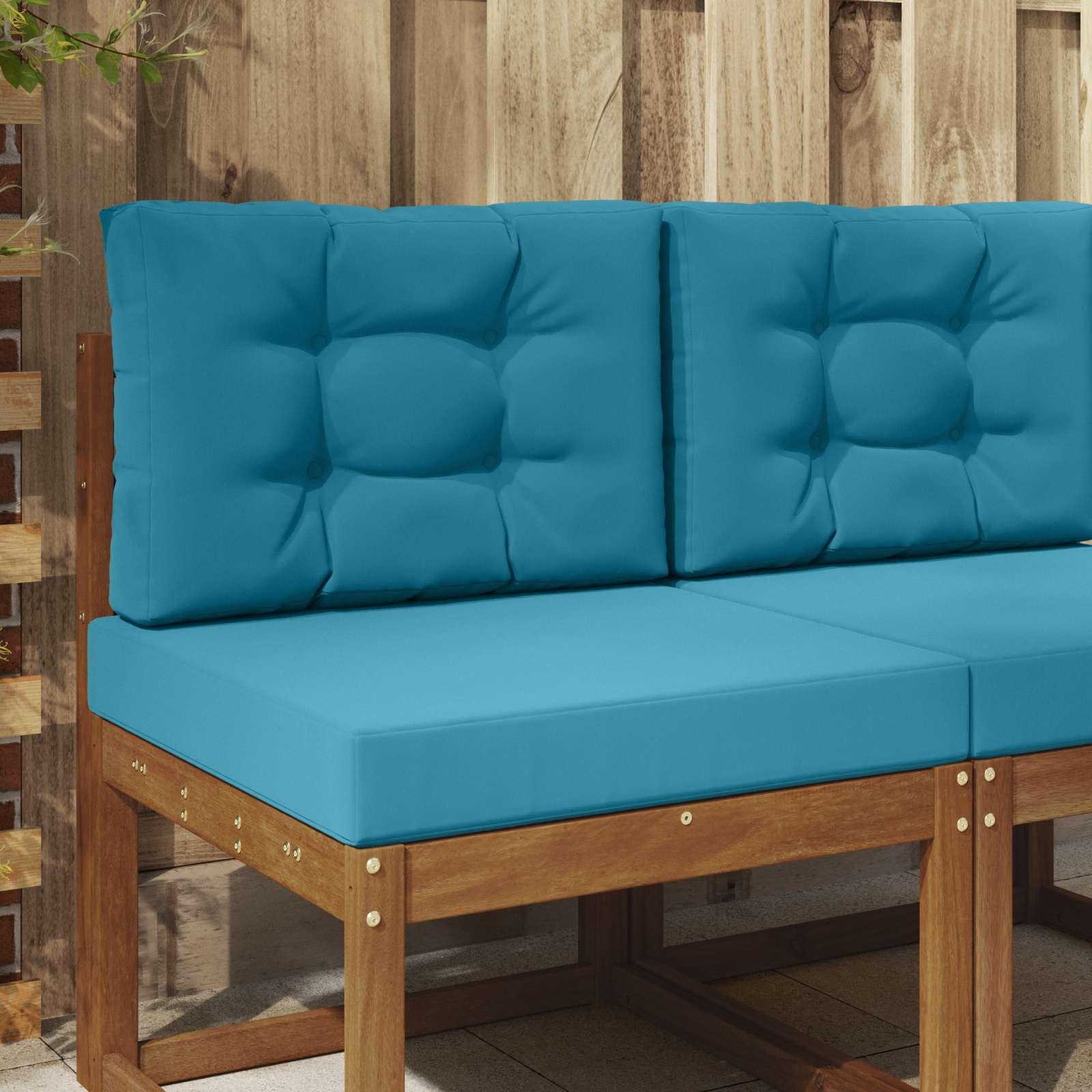 Udendørs Sofa Pude 2 stk Kongelig blå Polyester billede