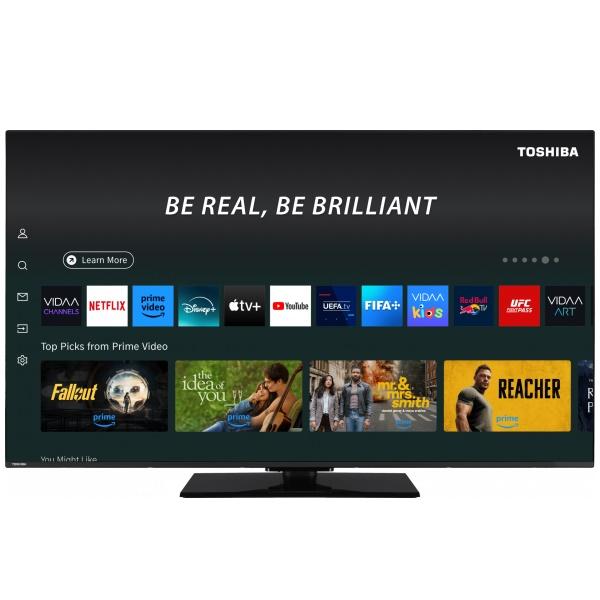 Toshiba 65UV3F63DG - 65" 4K UHD Smart TV (HDR) - Sort
