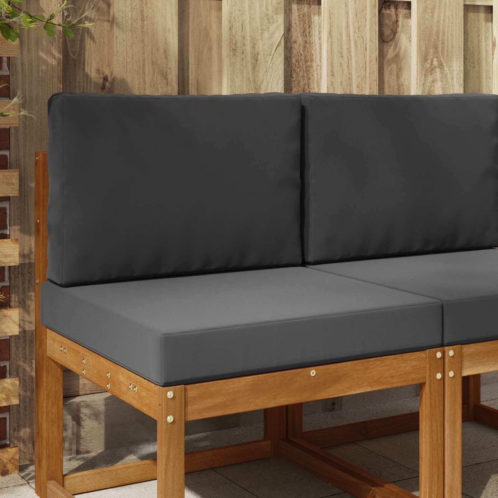 Udendørs Sofa Pude 2 stk Antracit Polyester billede