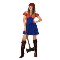 Kostume til voksne Skovhugger kvinde (2 Pcs) XL