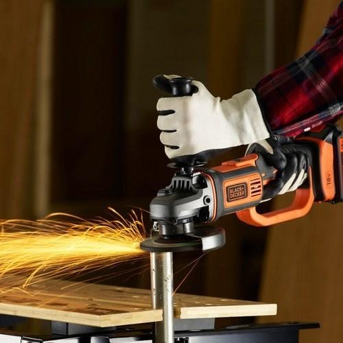BLACK+DECKER BCG720N 18V vinkelsliber - uden batteri og lader