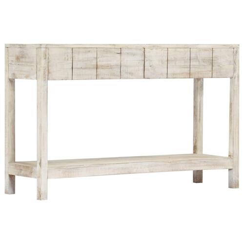 Konsolbord 120 x 35 x 75 cm massivt mangotræ