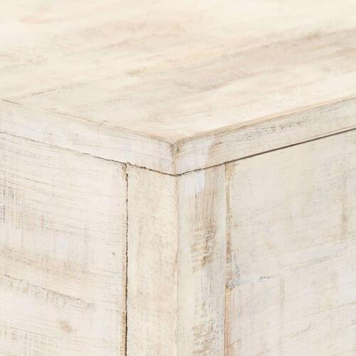 Konsolbord 120 x 35 x 75 cm massivt mangotræ