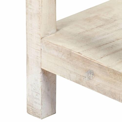 Konsolbord 120 x 35 x 75 cm massivt mangotræ