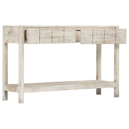 Konsolbord 120 x 35 x 75 cm massivt mangotræ