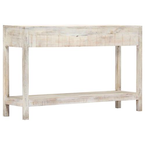 Konsolbord 120 x 35 x 75 cm massivt mangotræ