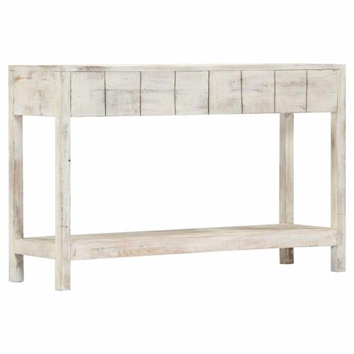 Konsolbord 120 x 35 x 75 cm massivt mangotræ