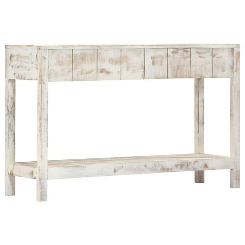 Konsolbord 120 x 35 x 75 cm massivt mangotræ