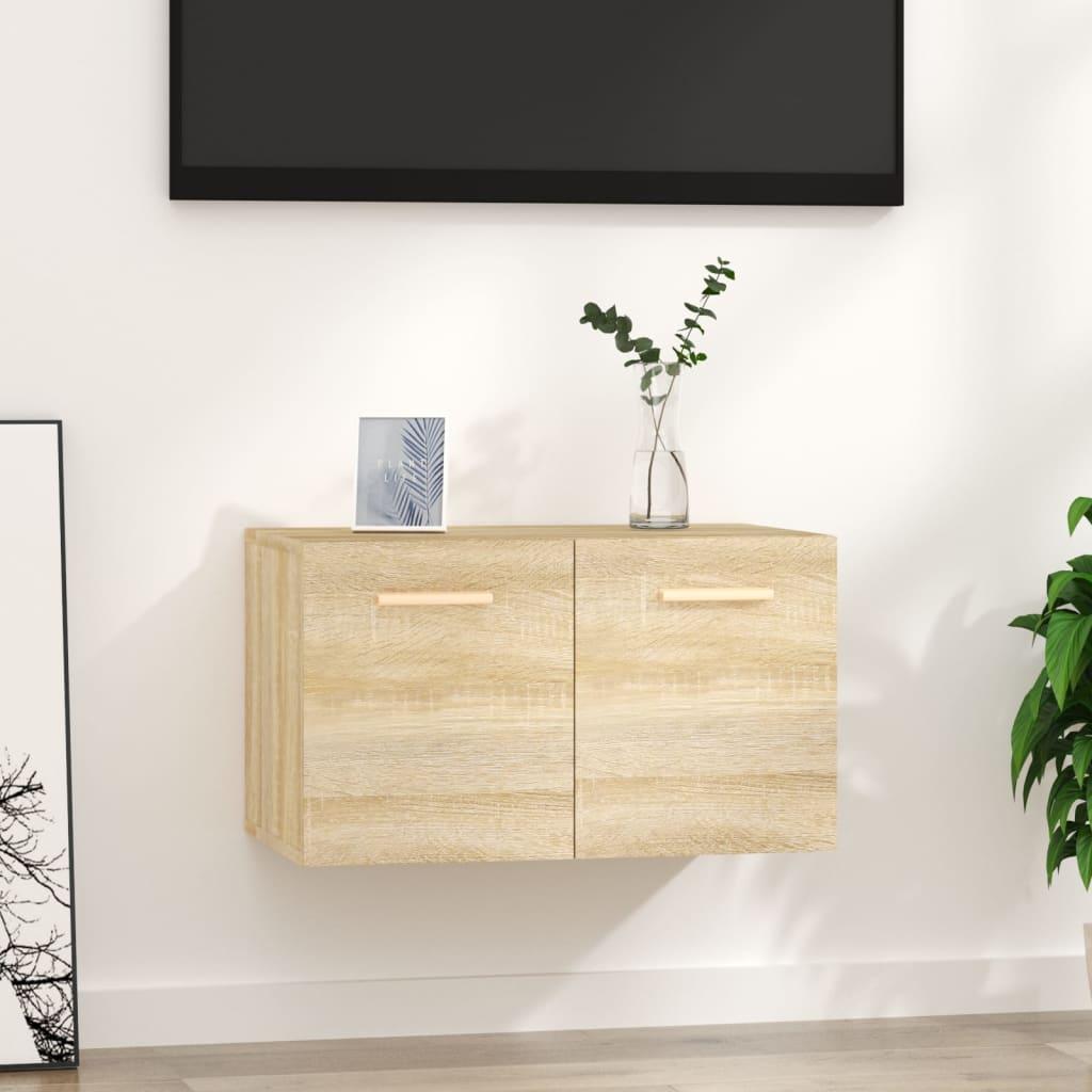 Vægskab 60x36,5x35 cm konstrueret træ sonoma-eg billede
