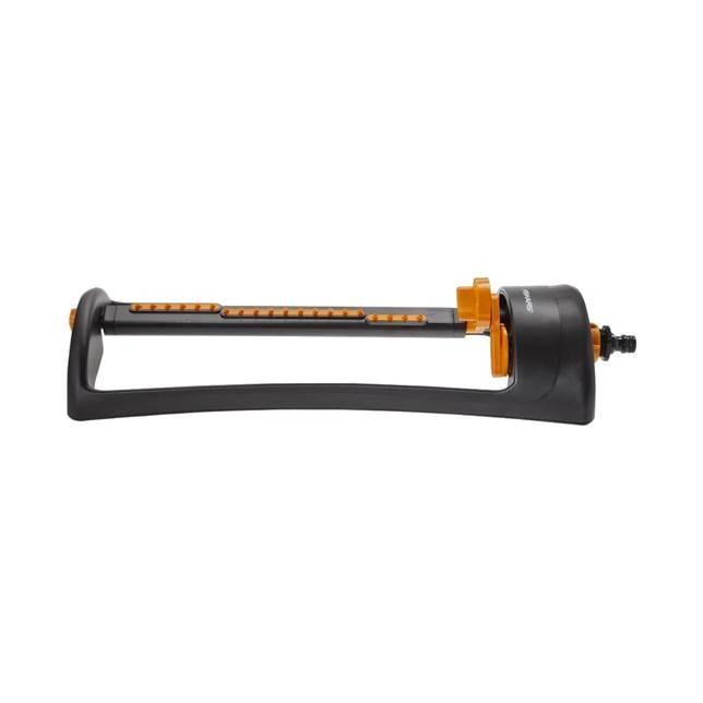 Fiskars 1023661 svingende vandspreder - metal, sort/orange billede