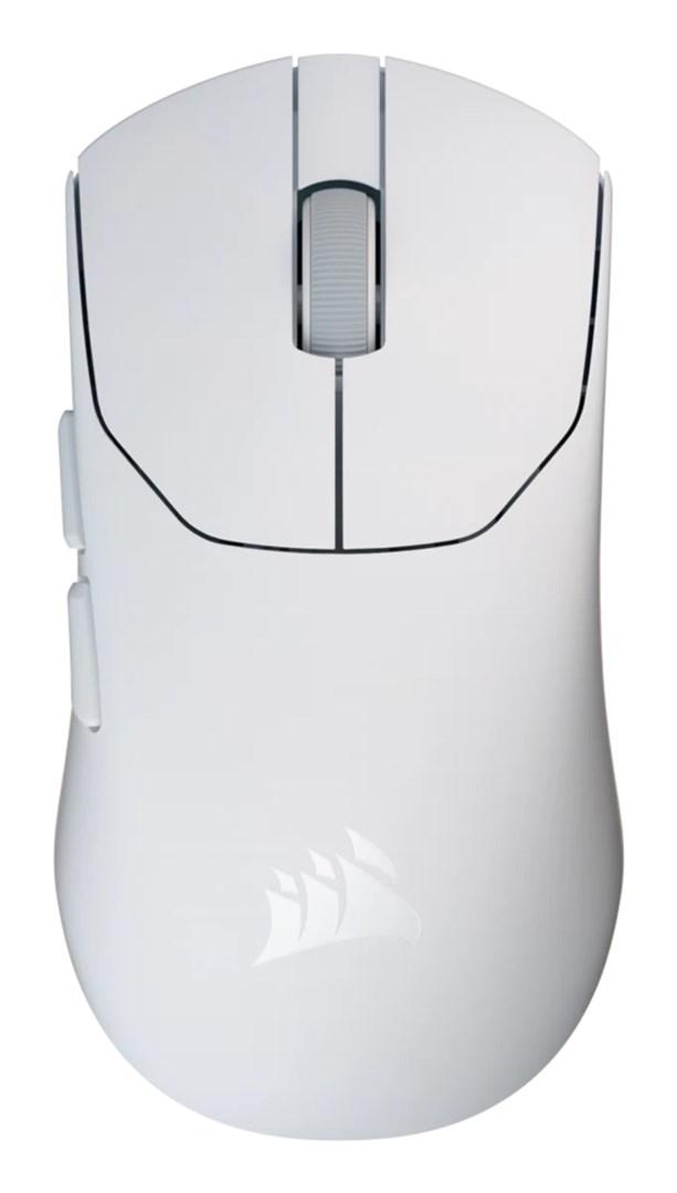 Corsair SABRE PRO v2 - trådløs ambidextrous gaming‑mus, 33.000 DPI - hvid