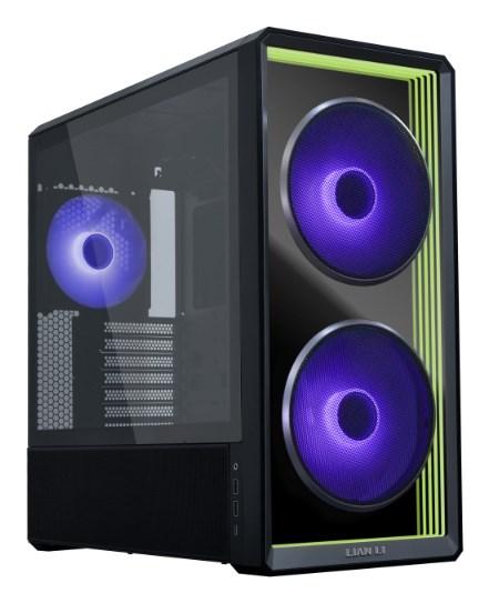 LIAN LI Lancool 217 INF midi tower - sort PC kabinet billede