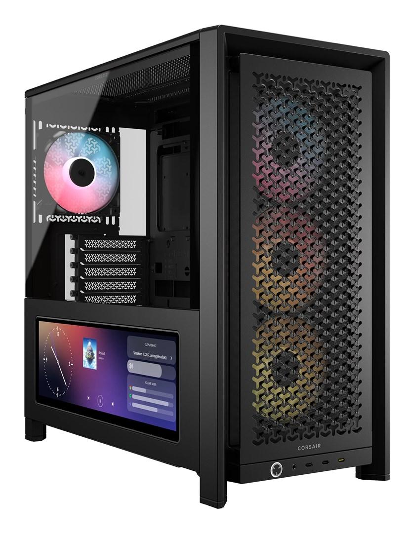Corsair 4000D LCD RS ARGB midi-tower - sort