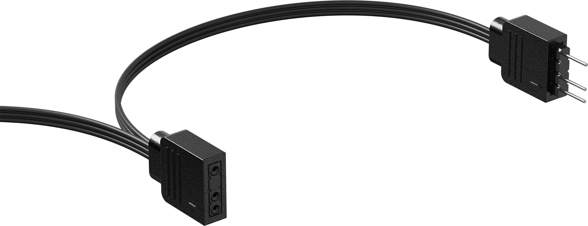 Corsair RS120 ARGB kabinetventilator 120 mm - sort, 3-pak