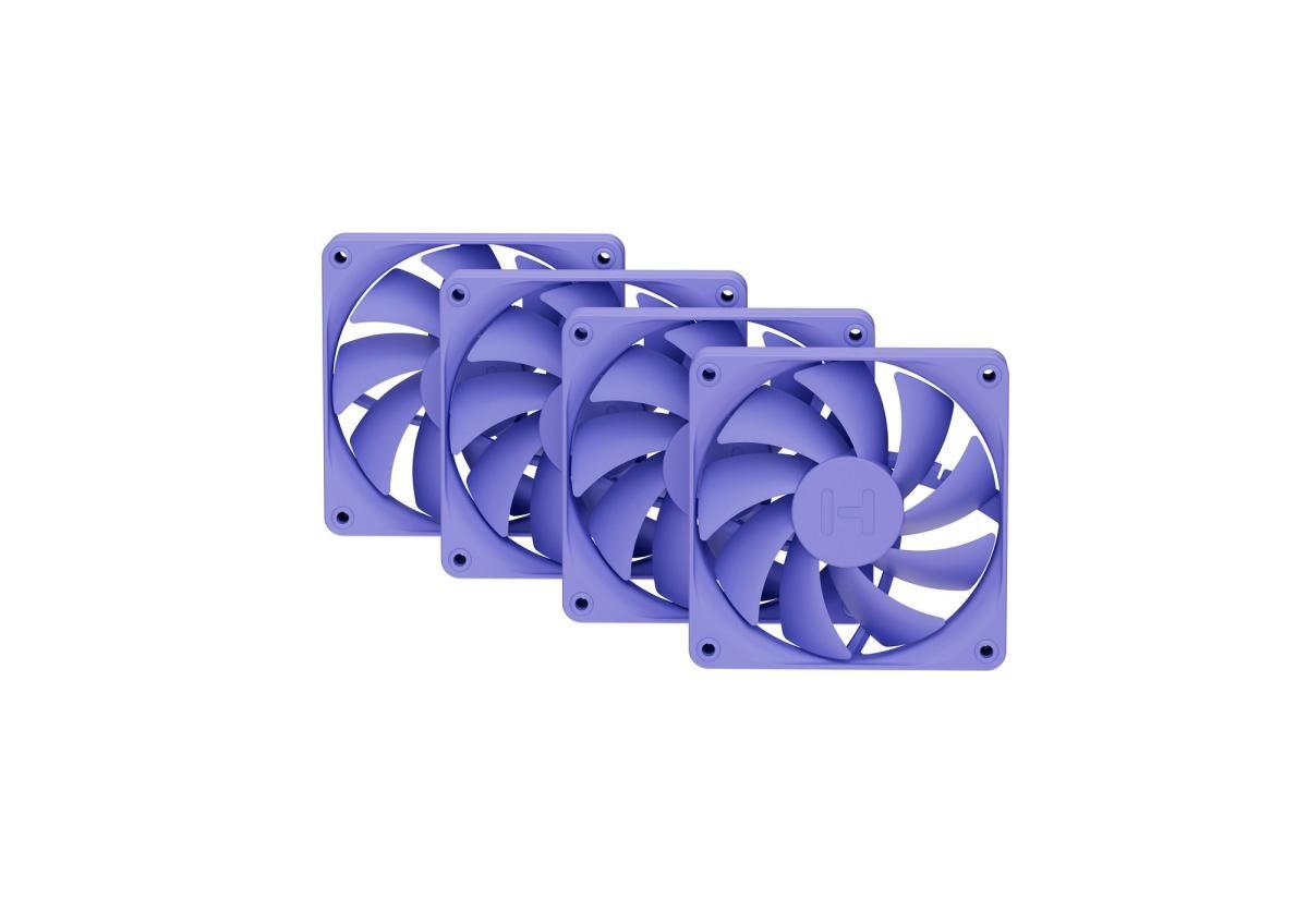 Hyte flow FA12 120 mm blæser - 4-pak, lilla