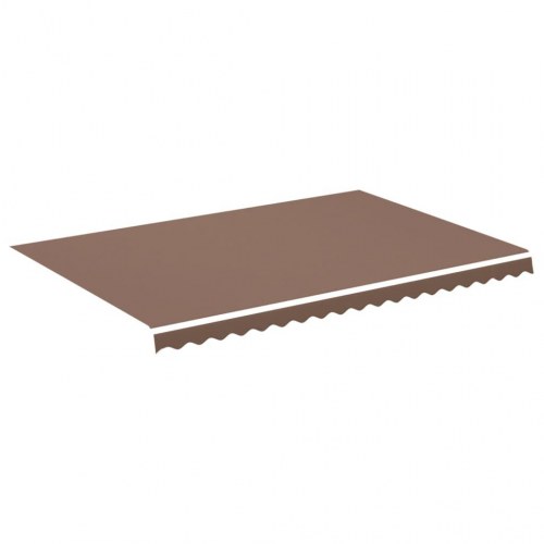 Udskiftningsdug til markise 4,5×3 m - brun polyester