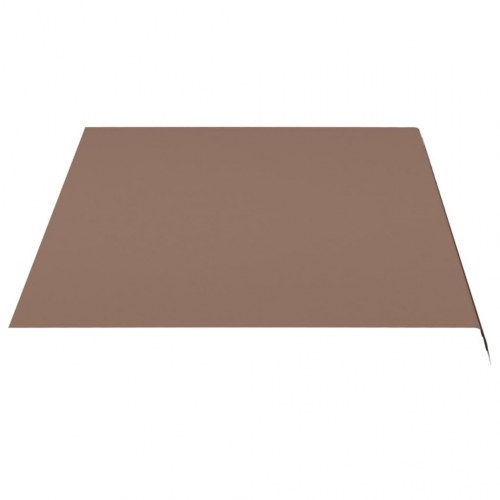 Udskiftningsdug til markise 4,5×3 m - brun polyester