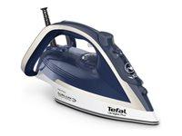 Tefal Ultragliss Plus FV6812E0 dampstrygejern - 2.800 W, blå/hvid