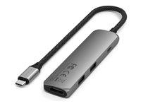 Satechi 4-i-1 USB-C dockingstation - Space grey, 4K HDMI