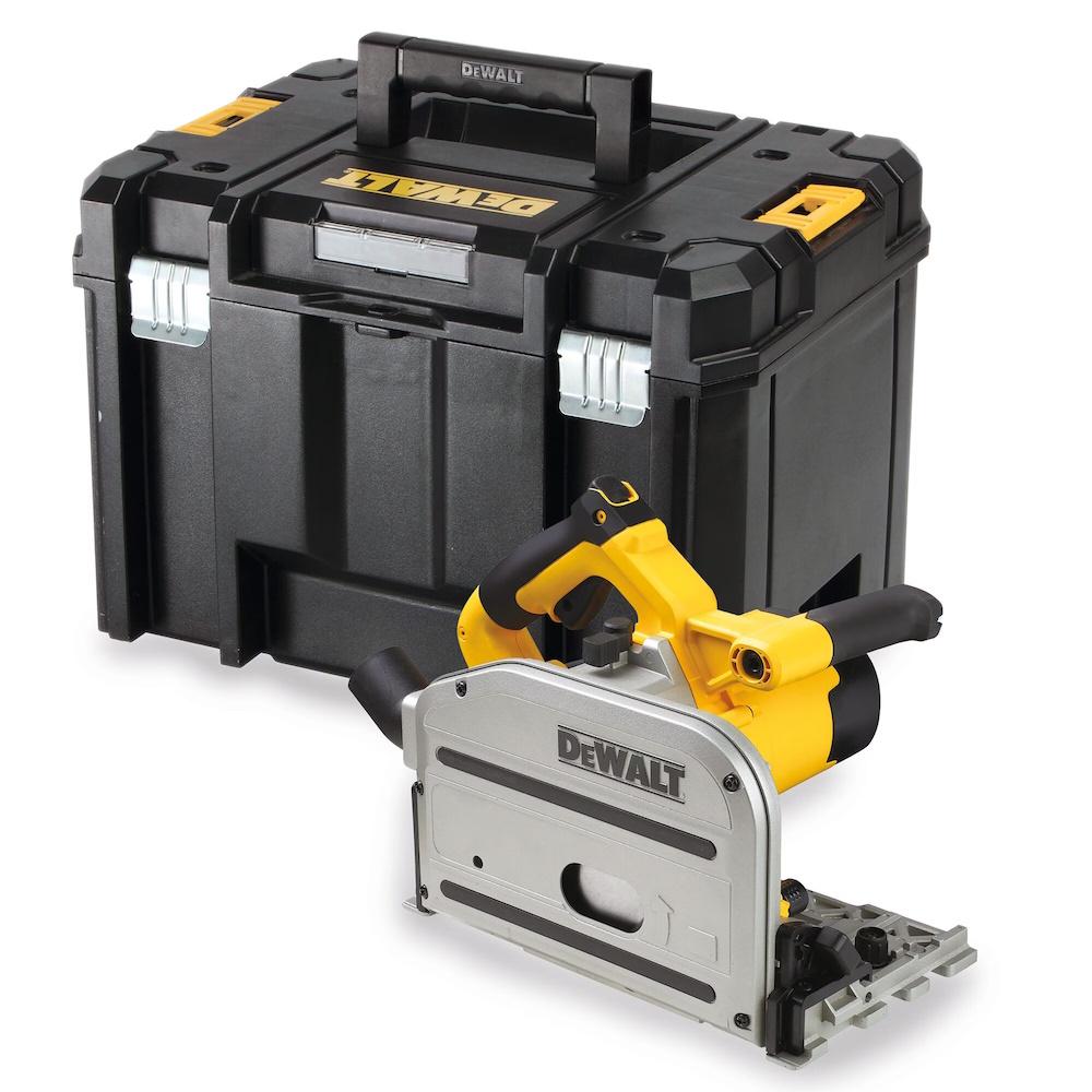 DeWALT DWS520KT-QS dyksav 230 V - 55 mm, 1.300 W med kuffert