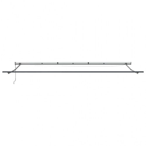 Markise med LED-lys og automatisk betjening 600 x 300 cm - bordeaux