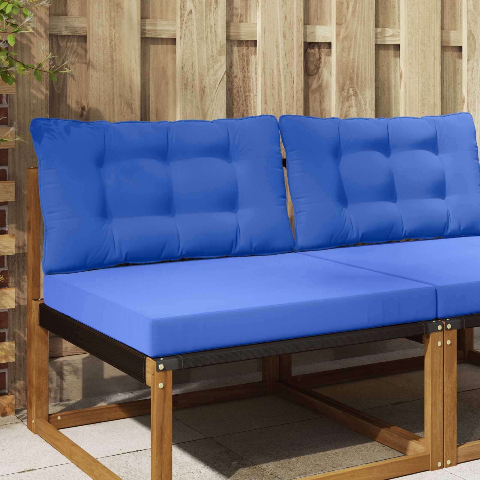 Udendørs Sofa Pude 2 stk Turkis Polyester billede