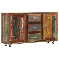 Skænk 150x43x86 cm massivt genbrugstræ