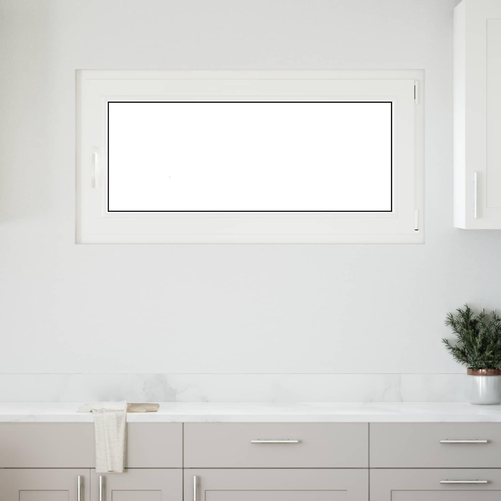 Kældervindue RISOR 120 × 60 cm - PVC og glas, antracit