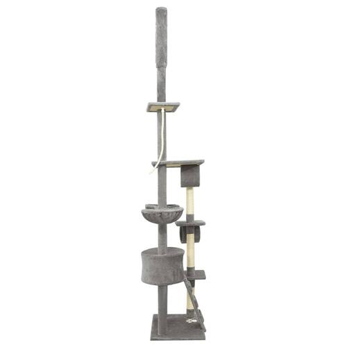 Kradsetræ 220-240 cm gulv-til-loft grå