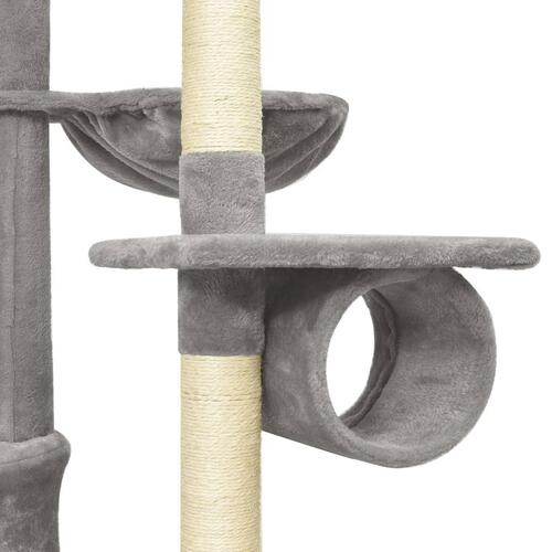 Kradsetræ 220-240 cm gulv-til-loft grå