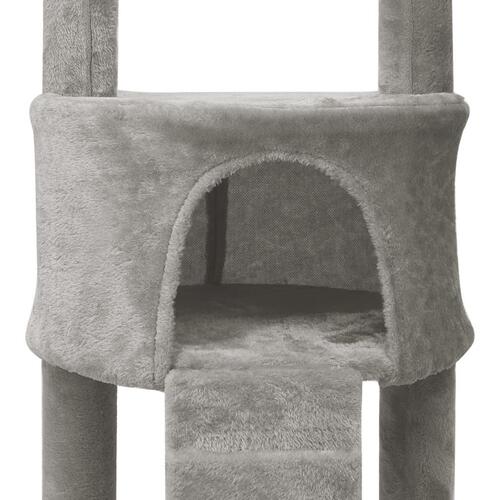 Kradsetræ 220-240 cm gulv-til-loft grå