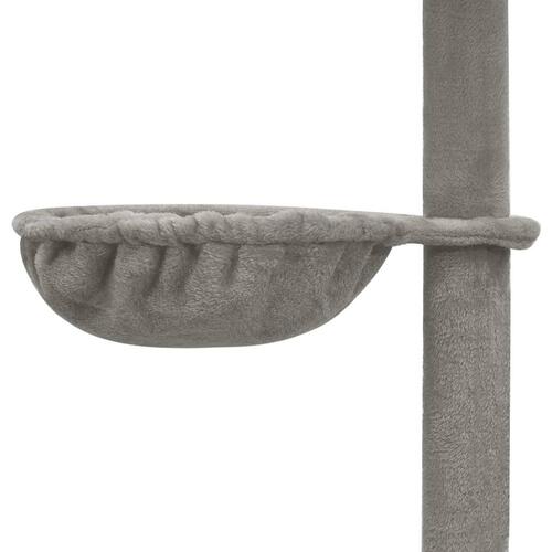 Kradsetræ 220-240 cm gulv-til-loft grå