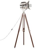 Gulvlampe med trefod 180 cm massivt mangotræ