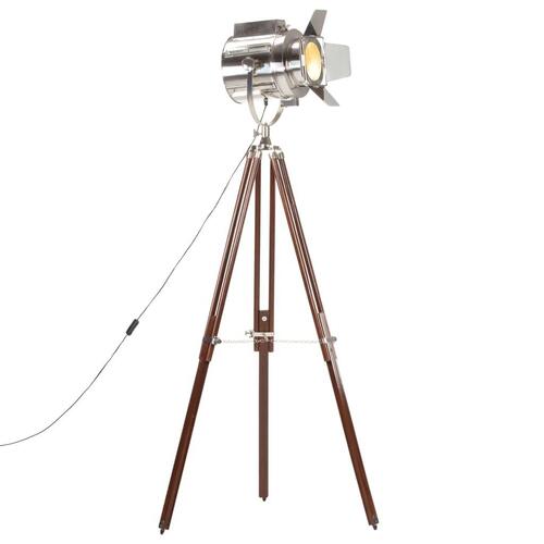 Gulvlampe med trefod 180 cm massivt mangotræ